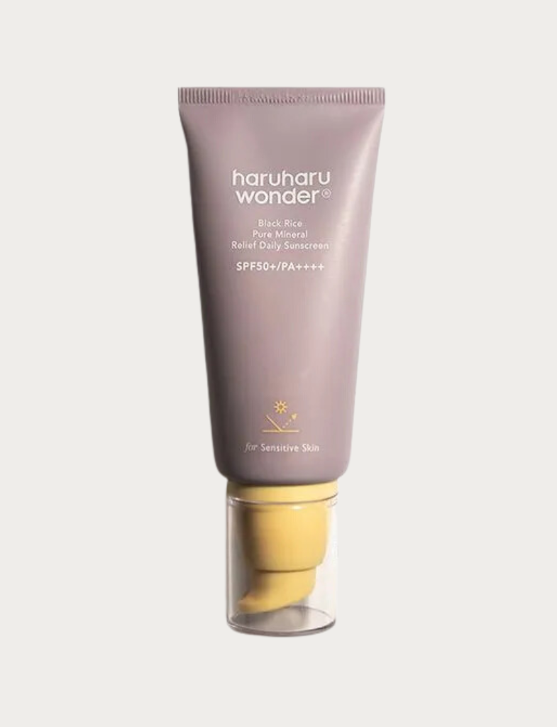 Haruharu WONDER - Crème solaire apaisante minérale au Riz Noir - 50ml