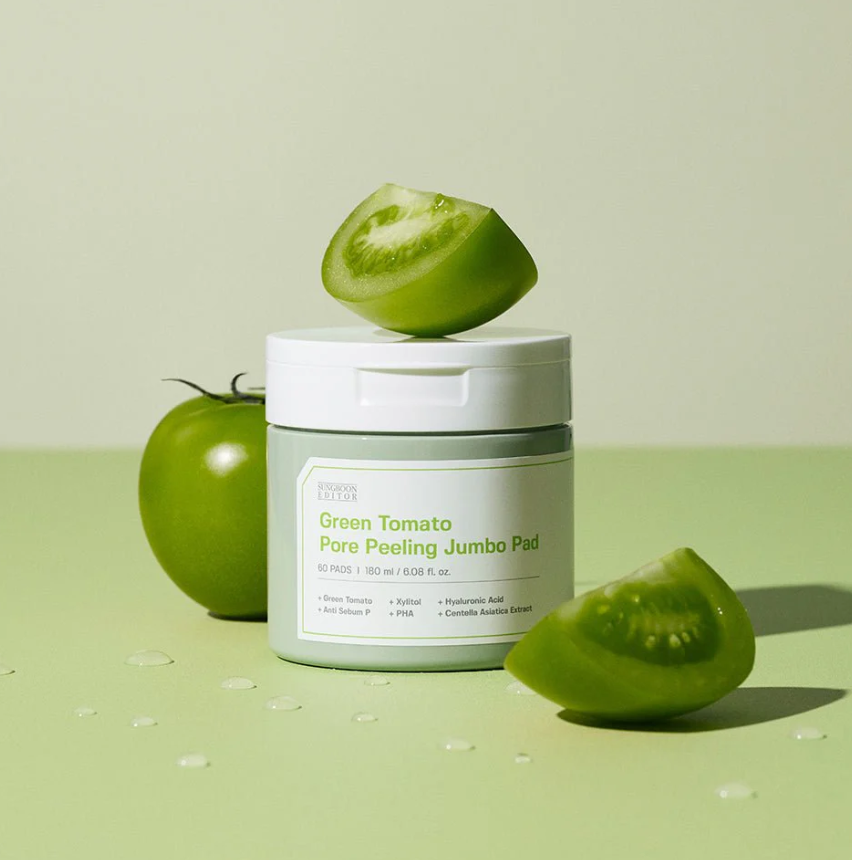 SUNGBOON EDITOR - Green Tomato Pore Peeling Jumbo Pad