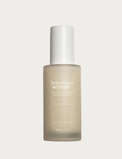 haruharu wonder - Sérum anti-rides à l'acide hyaluronique et Riz Noir - 50ml