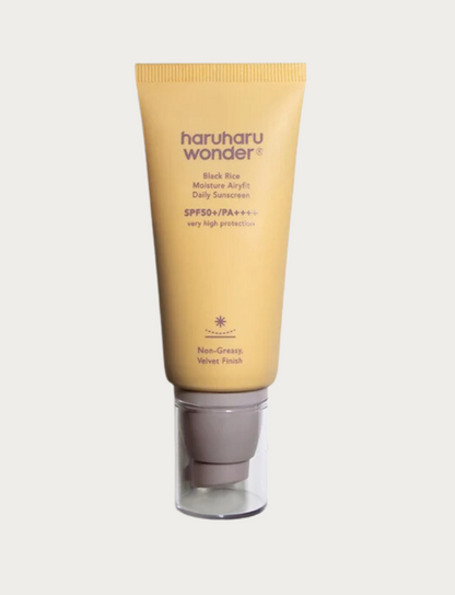 haruharu wonder - Crème solaire hydratante légère au Riz Noir - 50ml