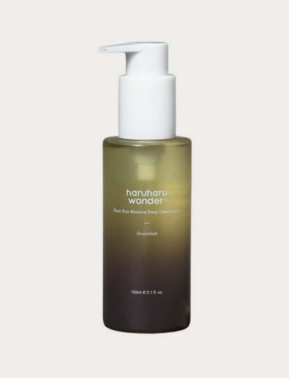 haruharu wonder - Huile nettoyante intense hydratation au Riz Noir - 150ml