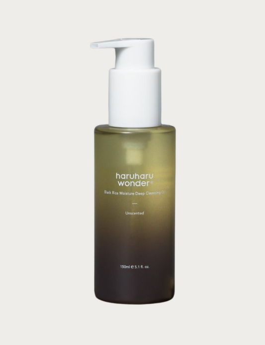 Haruharu WONDER - Huile nettoyante intense hydratation au Riz Noir - 150ml