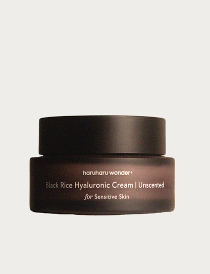 haruharu wonder - Crème à l'acide hyaluronique et Riz Noir sans parfum - 50ml