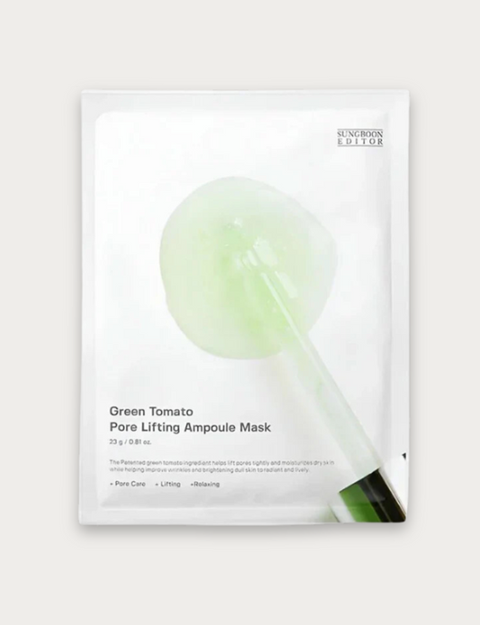 SUNGBOON EDITOR - Green Tomato Pore Lifting Ampoule Mask