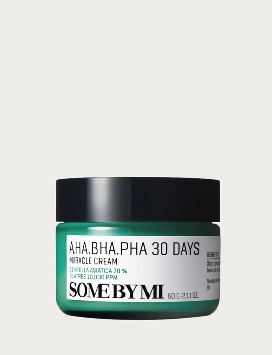 SOME BY MI - Crème miracle 30 jours aux AHA BHA et PHA - 50ml