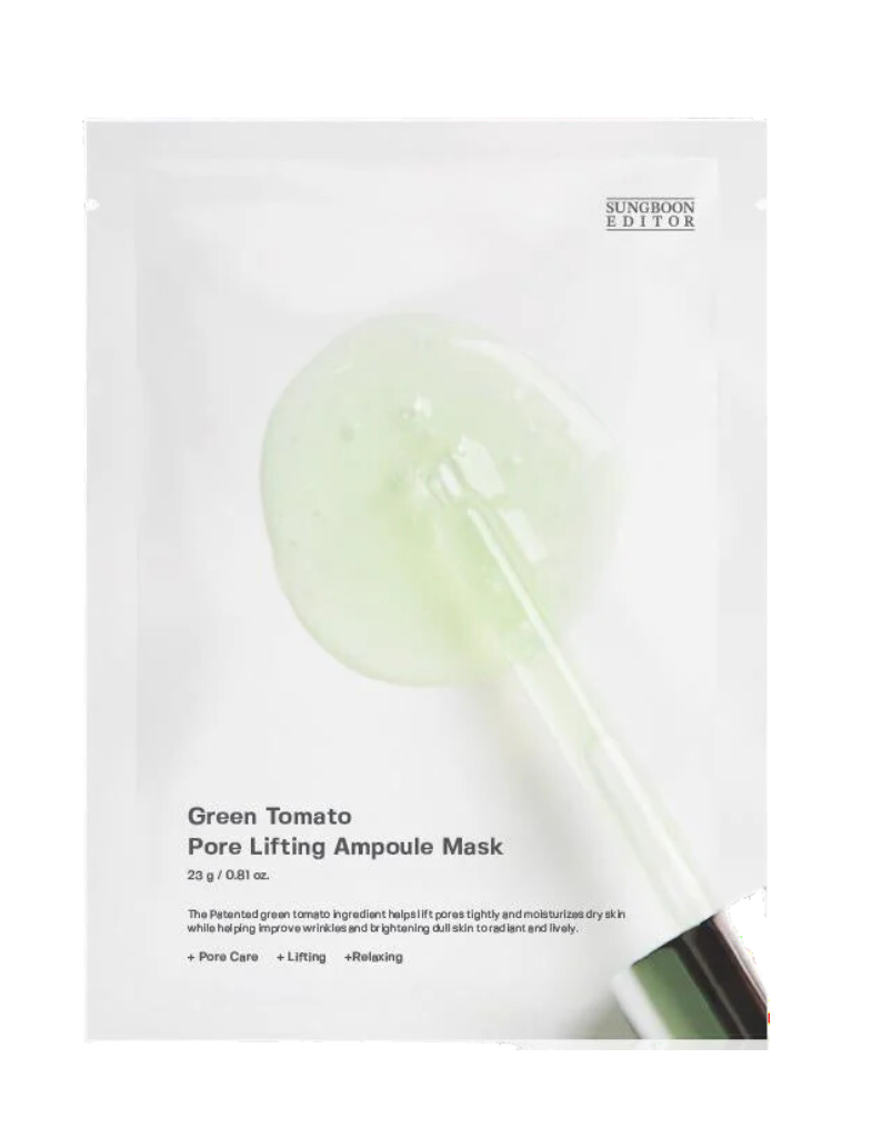 SUNGBOON EDITOR - Green Tomato Pore Lifting Ampoule Mask